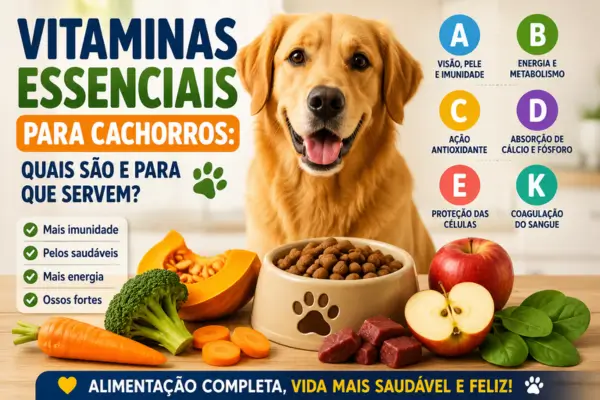 Vitaminas Essenciais para Cachorros