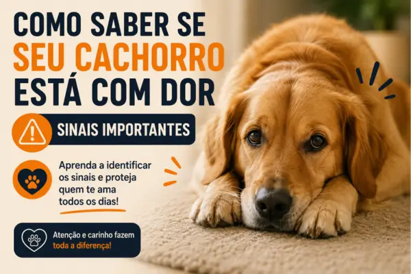 Como Saber se Seu Cachorro Está com Dor