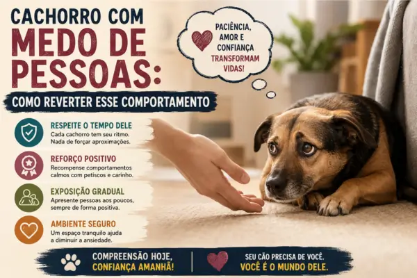 Cachorro Com Medo de Pessoas